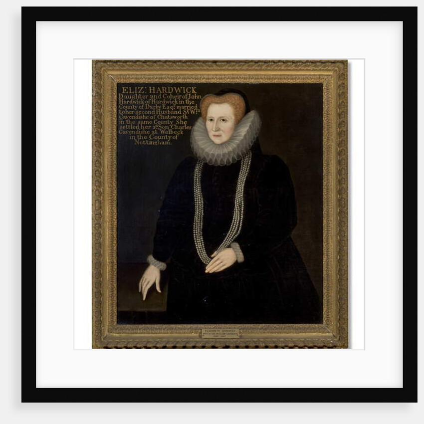 Portrait of Elizabeth Talbot, Countess of Shrewsbury, known as 'Bess of Hardwick' , 1592 by Rowland Lockey
