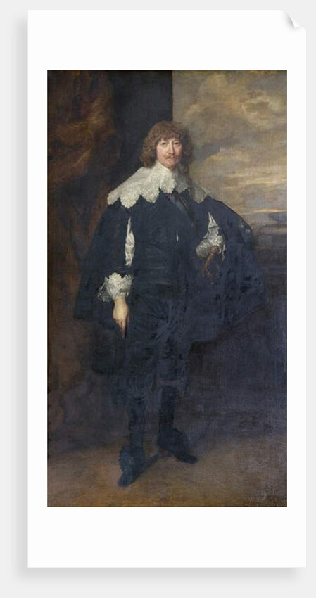 Portrait of William Cavendish, altered with blue sash, 1636 by Anthony van Dyck