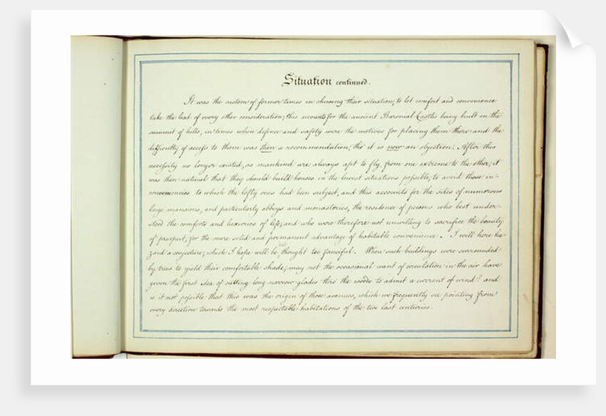 Red Book: Welbeck, 1793 by Humphry Repton