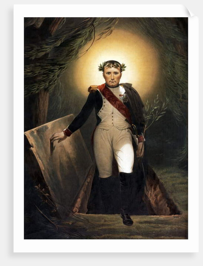Napoleon Leaving his Tomb, c.1860 by Emile Jean Horace Vernet