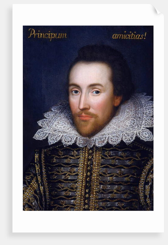 The Cobbe portrait of William Shakespeare, c.1610 by English School