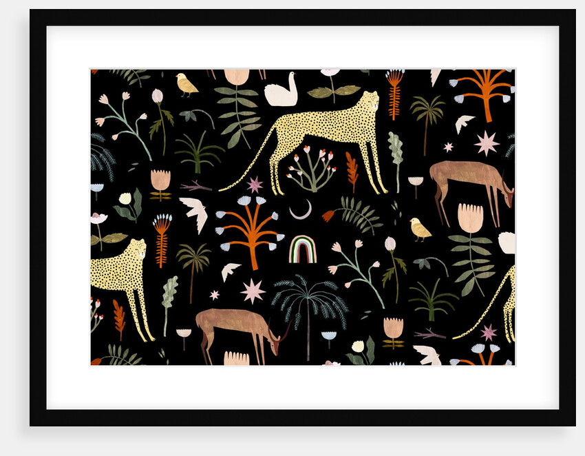 Wild Garden Pattern, 2018 by Léa Le Pivert