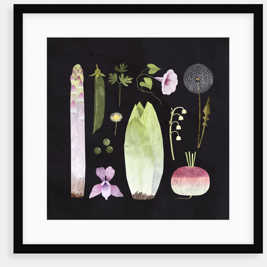 Veggies and Blooms, 2023 by Léa Le Pivert