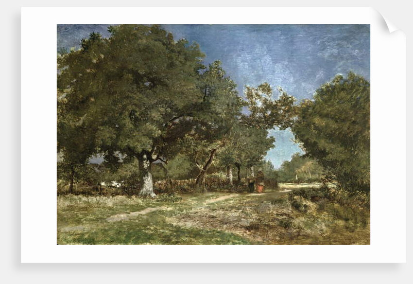 Landscape with a Path Leading to the Etang a la Dame by Constant-Emile Troyon