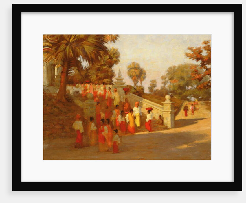 Burmese Prayer Meeting by James Raeburn Middleton