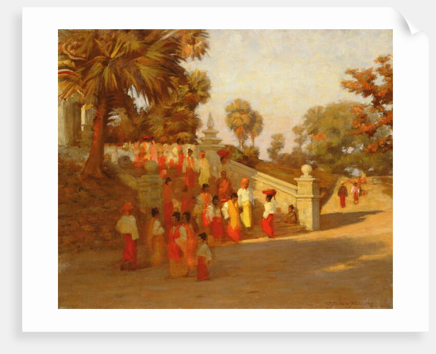 Burmese Prayer Meeting by James Raeburn Middleton