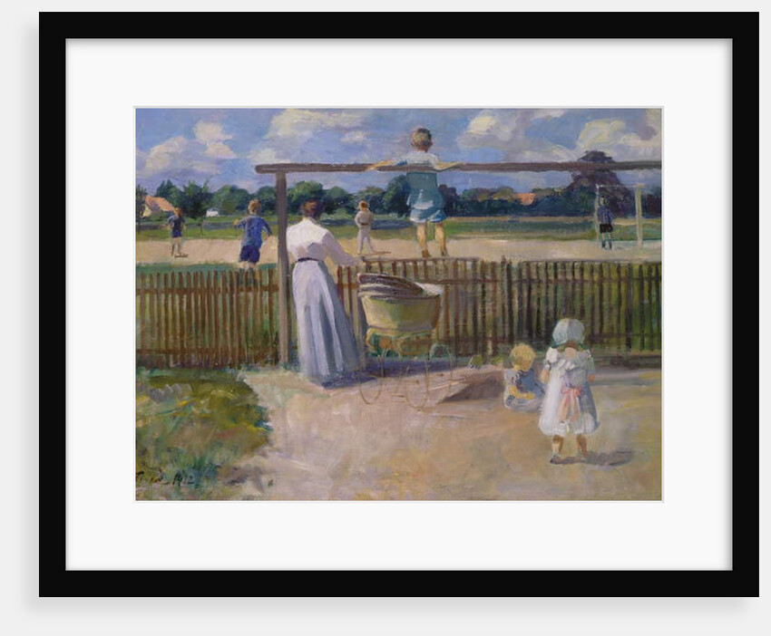 The Football Match, 1912 by Ludvig Find