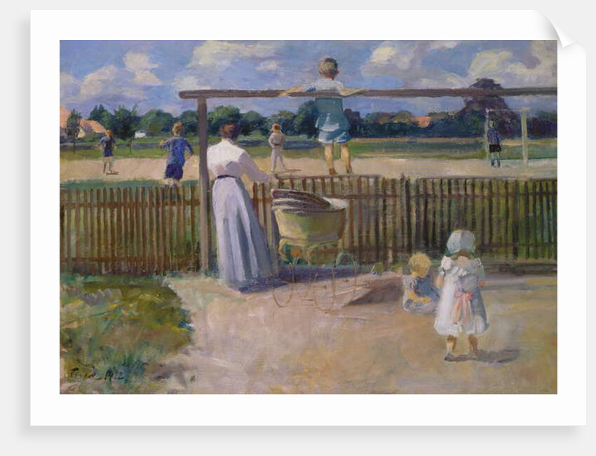 The Football Match, 1912 by Ludvig Find