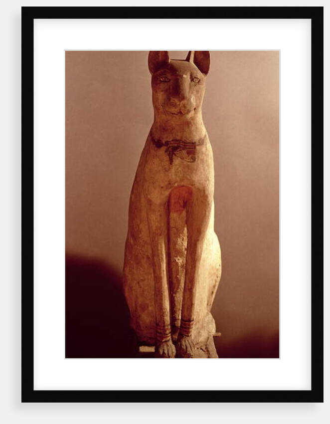 Coffin of a cat protected by the goddess Bastet by Egyptian Egyptian
