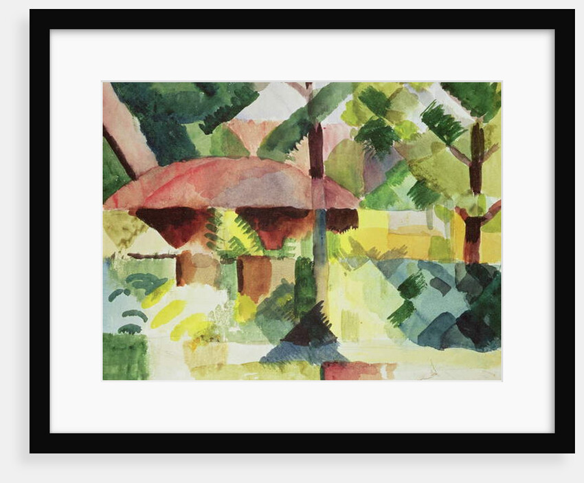 The Garden, 1914 by August Macke
