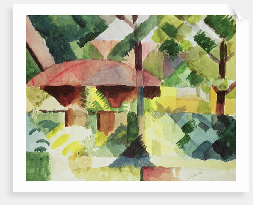 The Garden, 1914 by August Macke