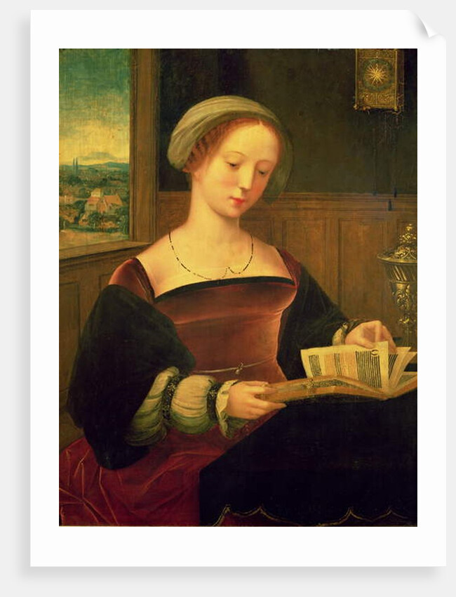 Mary Magdalene Reading by Master of Female Half Lengths