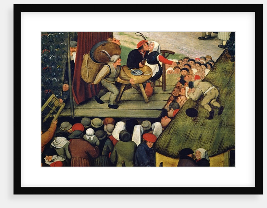 Fair with a Theatrical Presentation, c.1600 by Pieter the Younger Brueghel