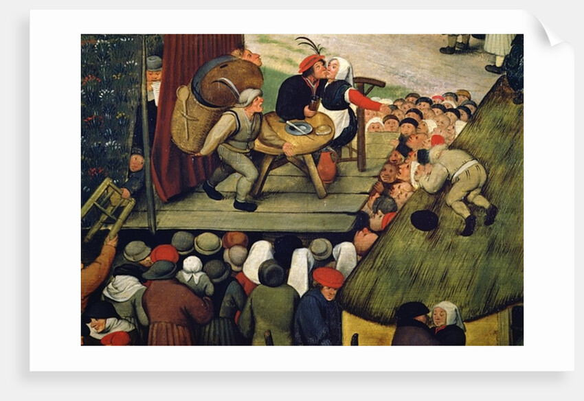 Fair with a Theatrical Presentation, c.1600 by Pieter the Younger Brueghel