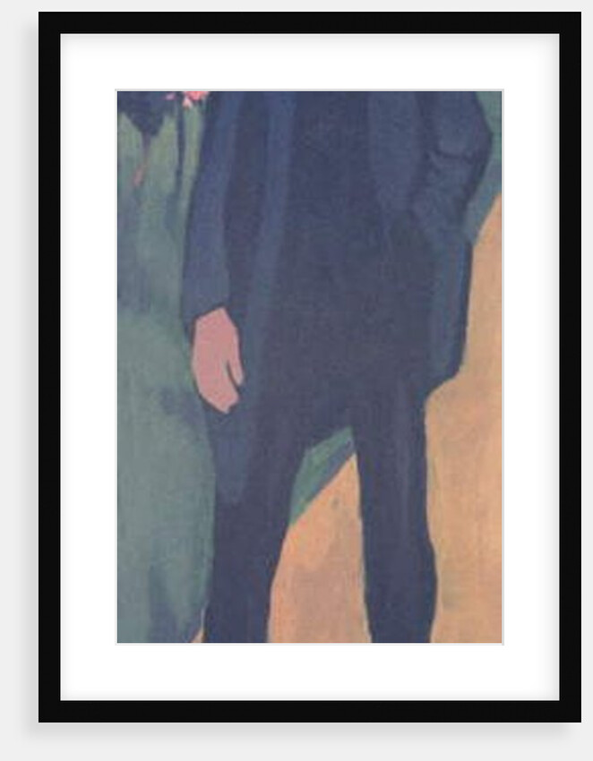 Portrait of Erich Heckel 1911 by Ernst Ludwig Kirchner