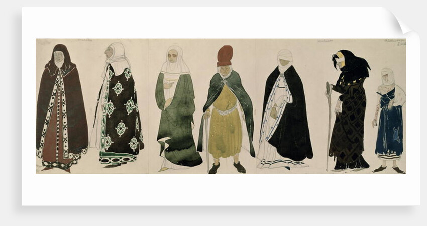 Costumes for the Messengers from 'The Martyrdom of St. Sebastian', 1911 by Leon Bakst