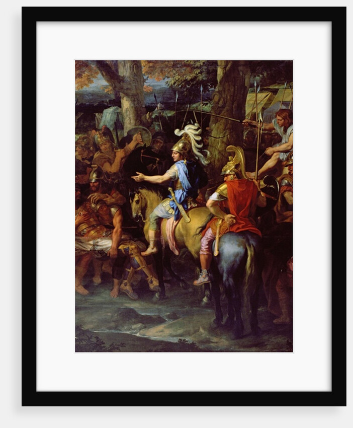 Alexander and Porus at the Battle of Hydaspes, c.1673 by Charles Le Brun