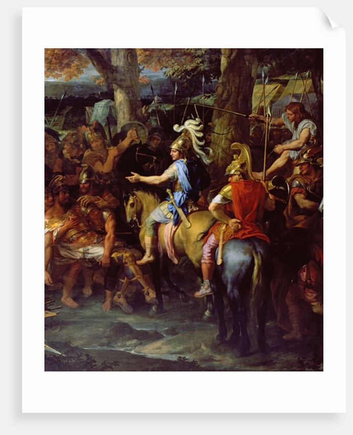 Alexander and Porus at the Battle of Hydaspes, c.1673 by Charles Le Brun
