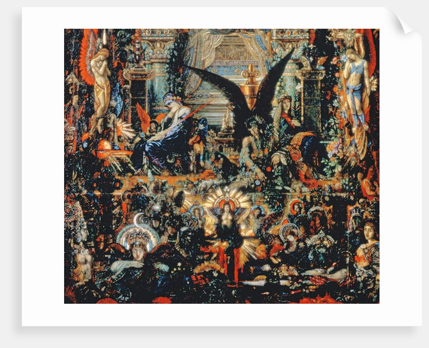 Jupiter and Semele, 1894-95 by Gustave Moreau