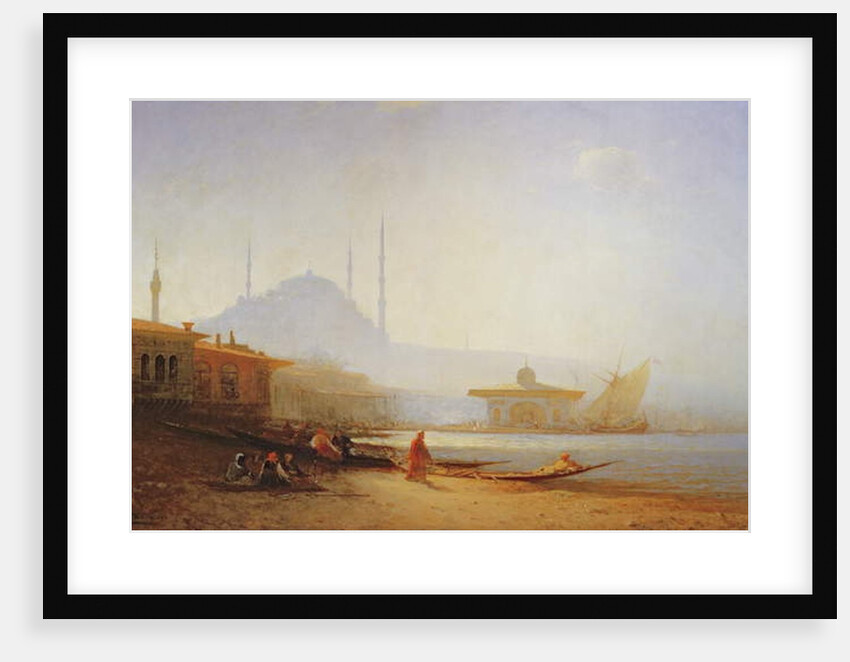 View of Istanbul, 1864 by Felix Ziem