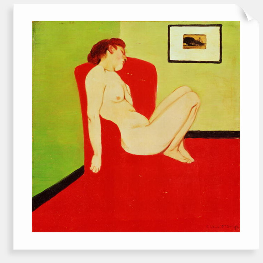 Seated Female Nude, 1897 by Felix Edouard Vallotton