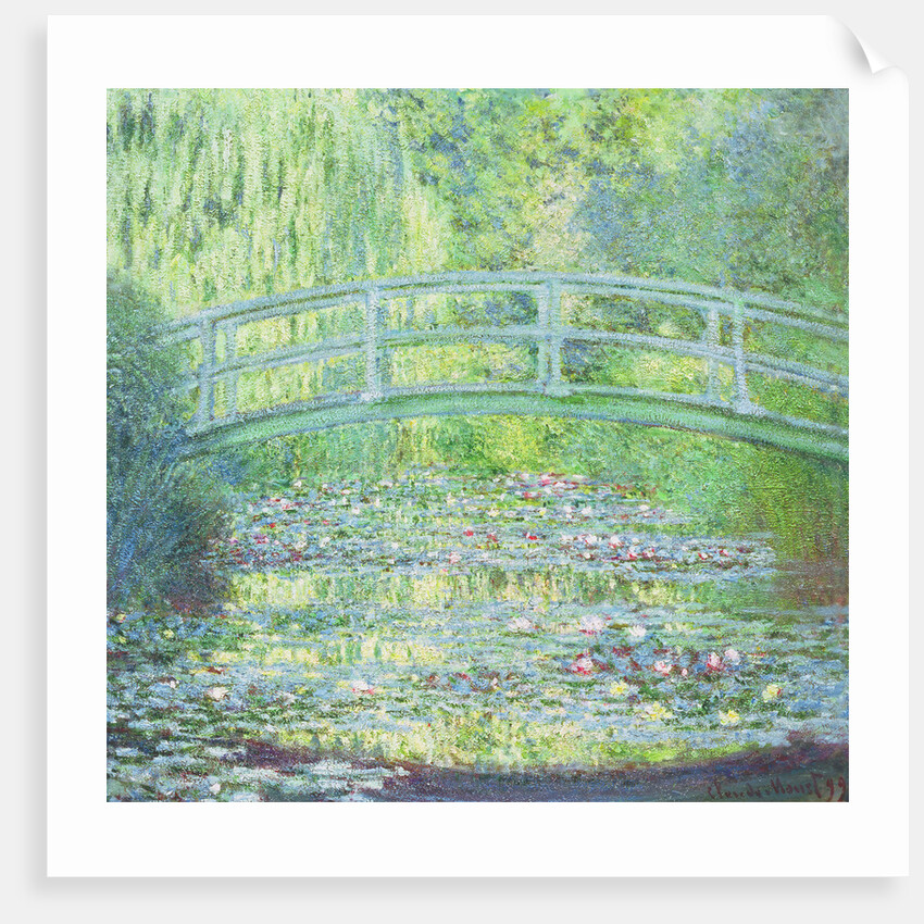 The Waterlily Pond with the Japanese Bridge, 1899 by Claude Monet