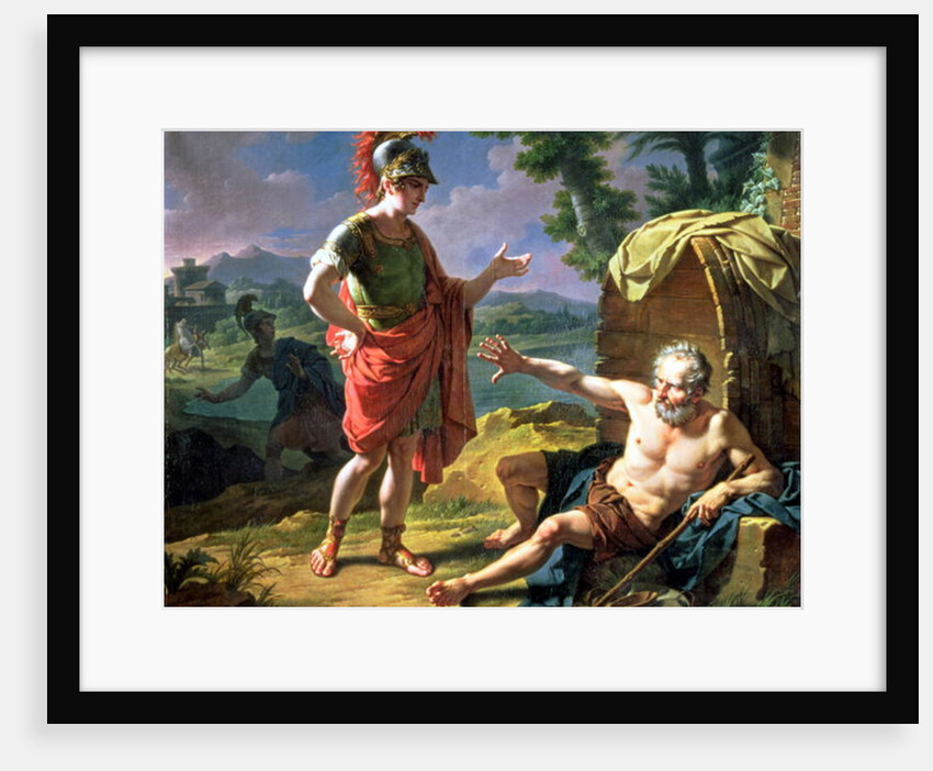 Alexander and Diogenes, 1818 by Nicolas Andre Monsiau
