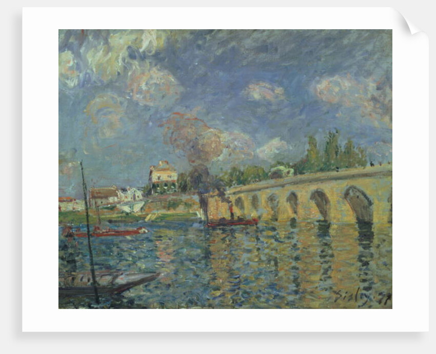 The Bridge, 1871 by Alfred Sisley