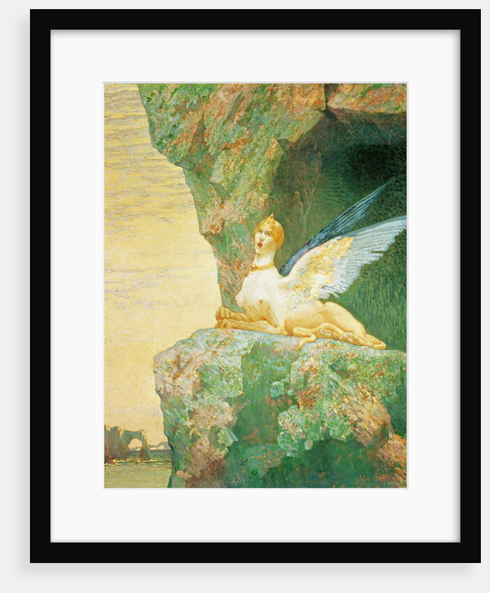 The Despair of the Sphinx, 1890 by Alexandre Seon