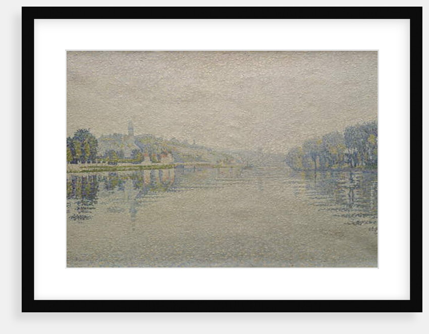 View of the Seine at Herblay, 1889 by Paul Signac