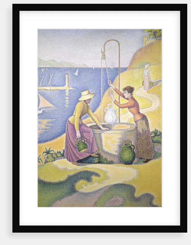 Young Women of Provence at the Well, 1892 by Paul Signac
