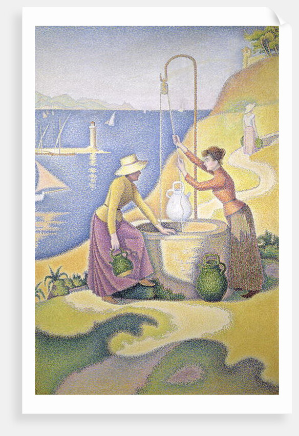 Young Women of Provence at the Well, 1892 by Paul Signac