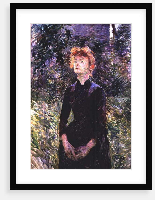 Portrait of a woman, possibly the French comedienne Yvette Guilbert, 1888 by Henri de Toulouse-Lautrec