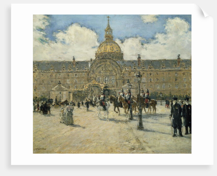 Hotel des Invalides by Jean Francois Raffaelli