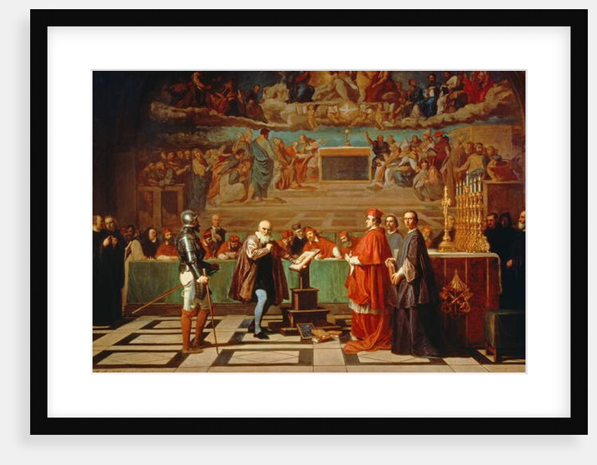 Galileo Galilei before members of the Holy Office in the Vatican in 1633, 1847 by Joseph-Nicolas Robert-Fleury