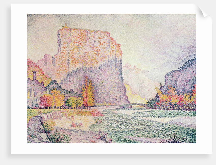 The Cliffs at Castellane, 1902 by Paul Signac
