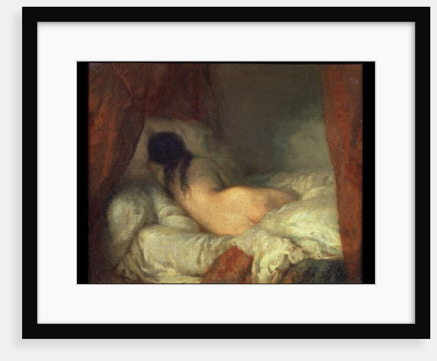 Reclining Female Nude, c.1844-45 by Jean-Francois Millet