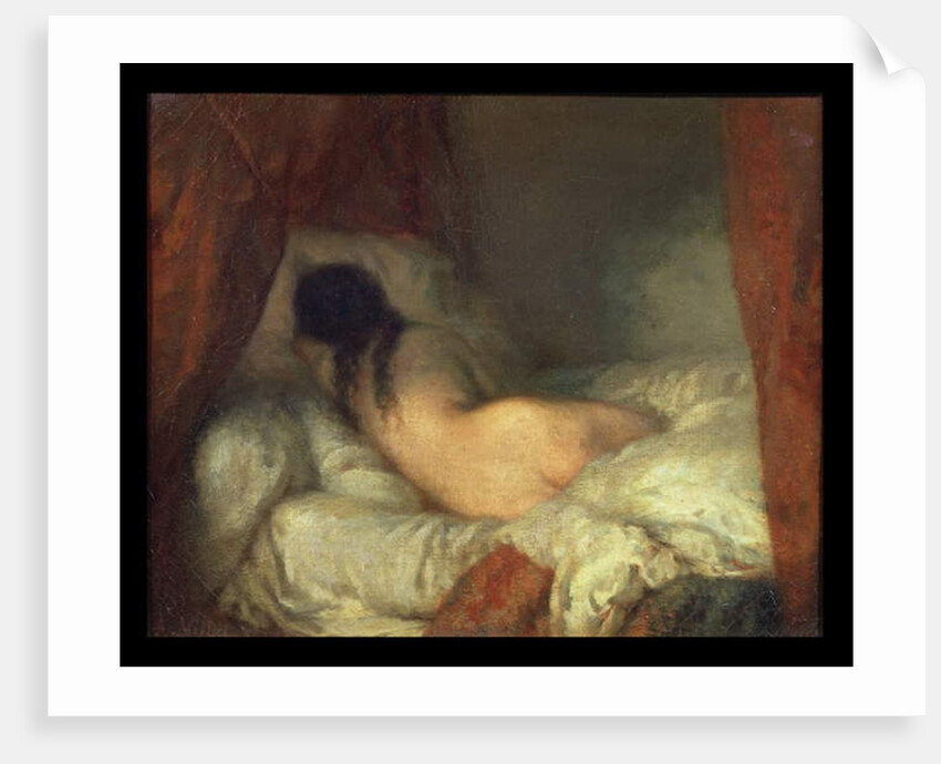 Reclining Female Nude, c.1844-45 by Jean-Francois Millet