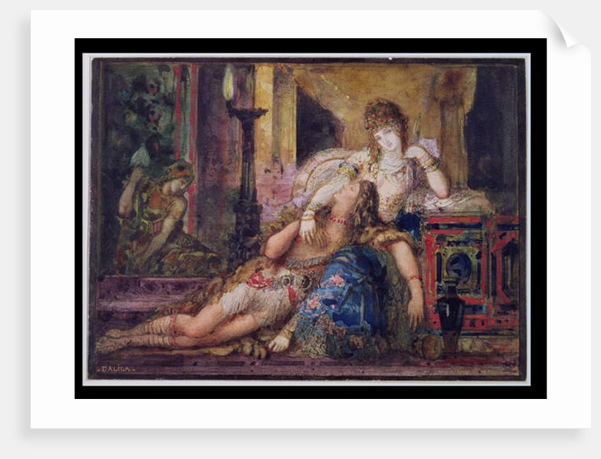 Samson and Delilah by Gustave Moreau