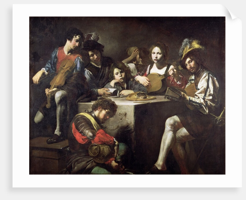 Concert around the bas-relief by Valentin de Boulogne