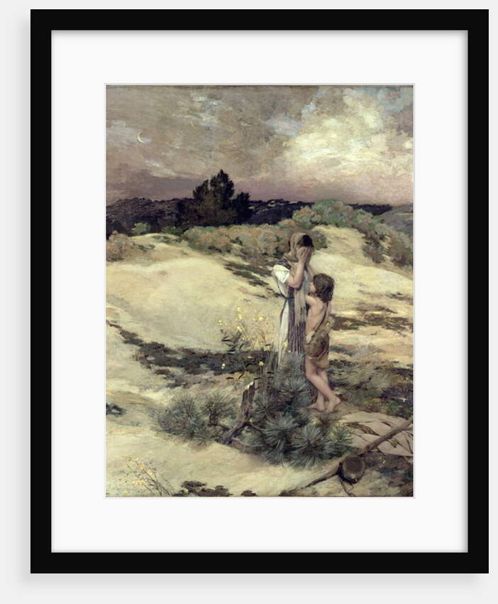 Hagar and Ishmael by Jean-Charles Cazin