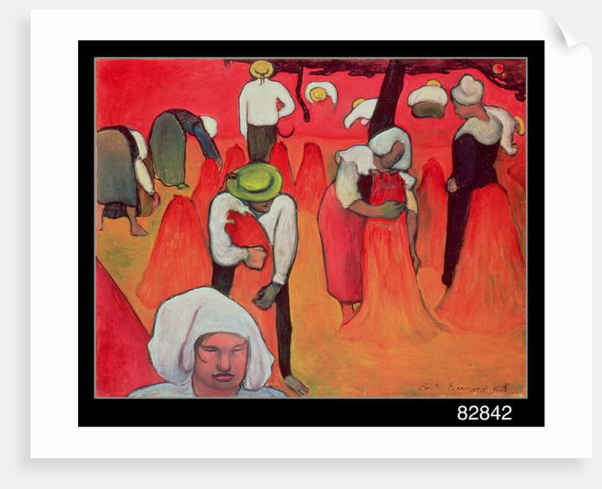 The Buckwheat Harvest, 1888 by Emile Bernard