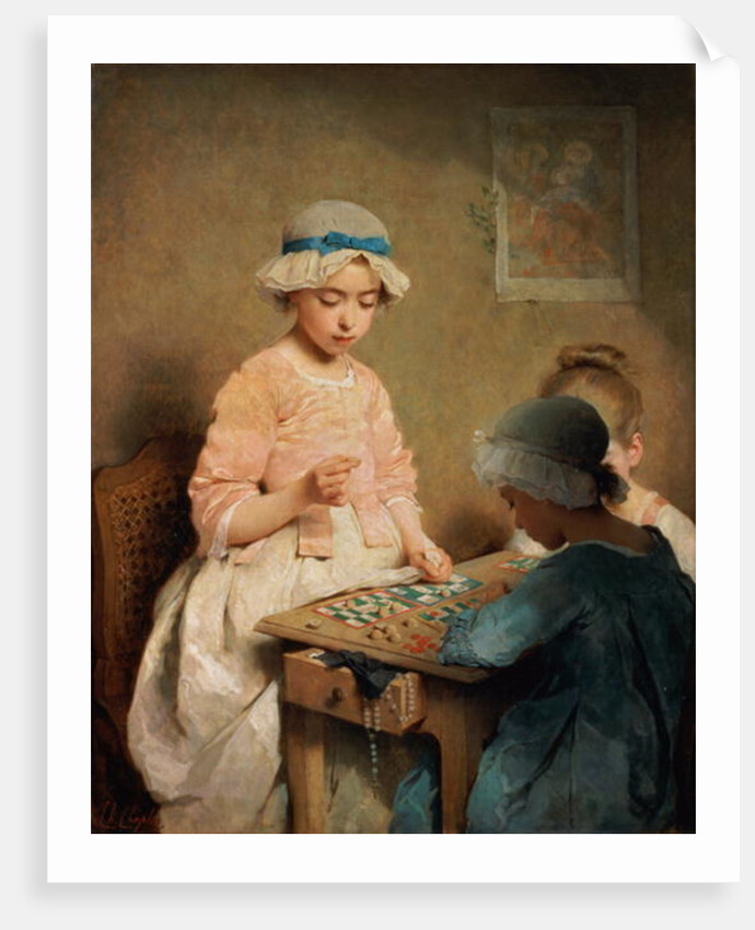 The Game of Lotto, 1865 by Charles Joshua Chaplin