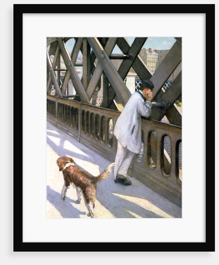 Le Pont de L'Europe, Paris 1876 by Gustave Caillebotte