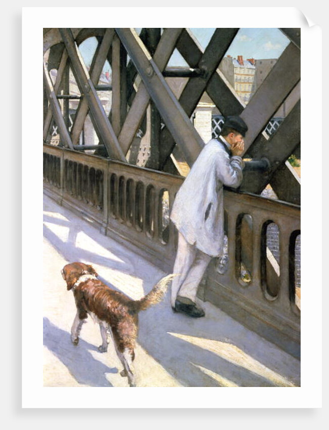 Le Pont de L'Europe, Paris 1876 by Gustave Caillebotte