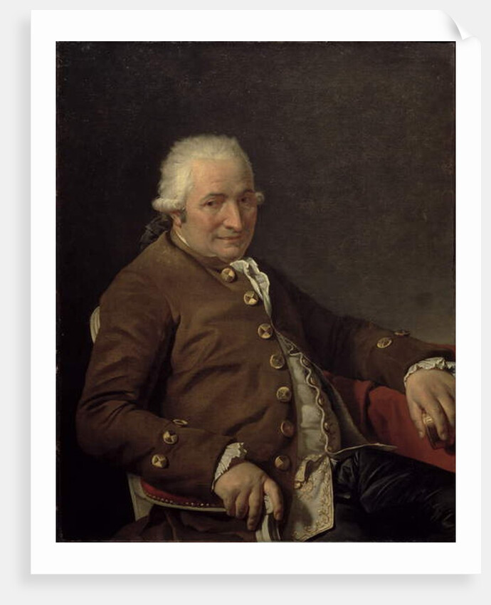 Portrait of Charles-Pierre Pecoul, 1784 by Jacques Louis David