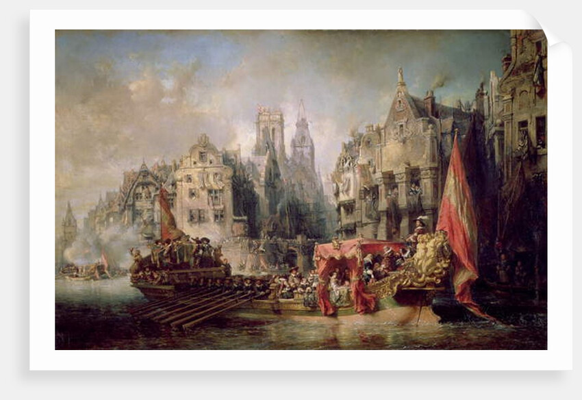 The Arrival of Fernando Alvarez de Toledo, Duke of Alba at Rotterdam in 1567, 1844 by Louis Eugene Gabriel Isabey