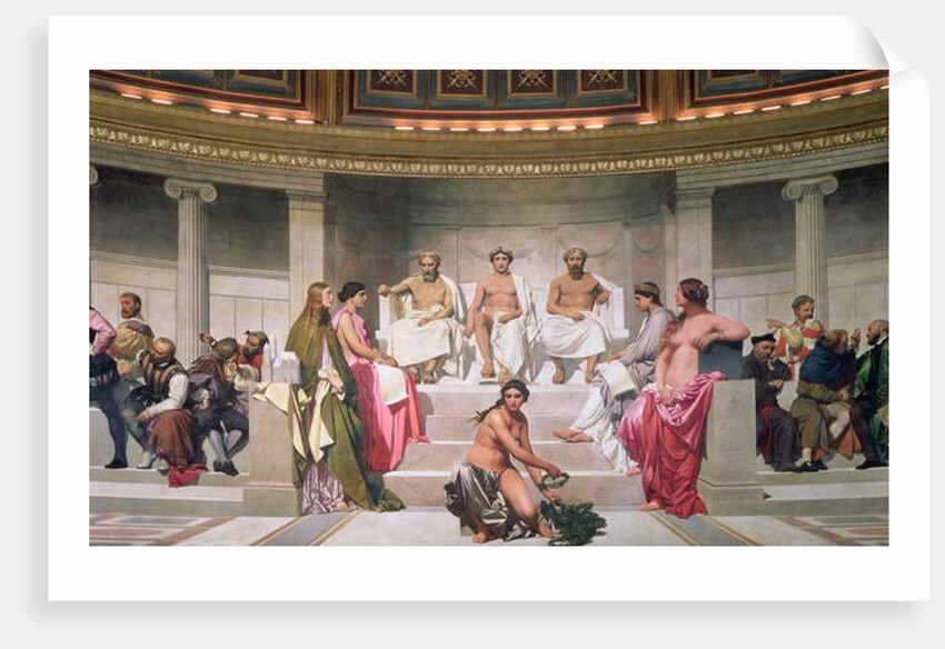 Hemicycle: Artists of All Ages by Hippolyte Delaroche
