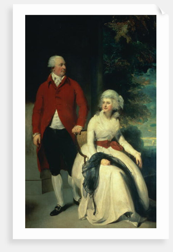 Portrait of John Julius Angerstein and his second wife Eliza, c.1792 by Thomas Lawrence