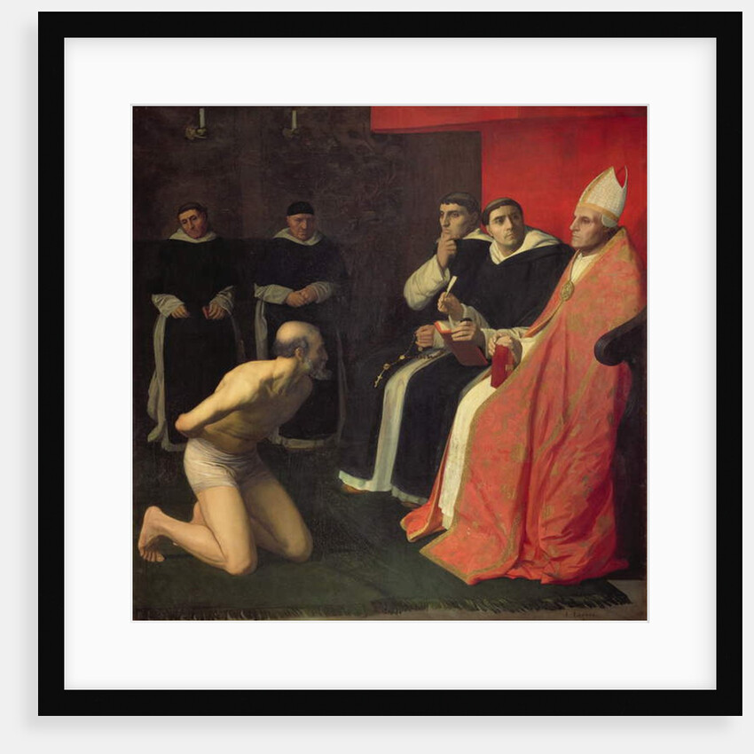 An Honourable Penitent, c.1868 by Alphonse Legros